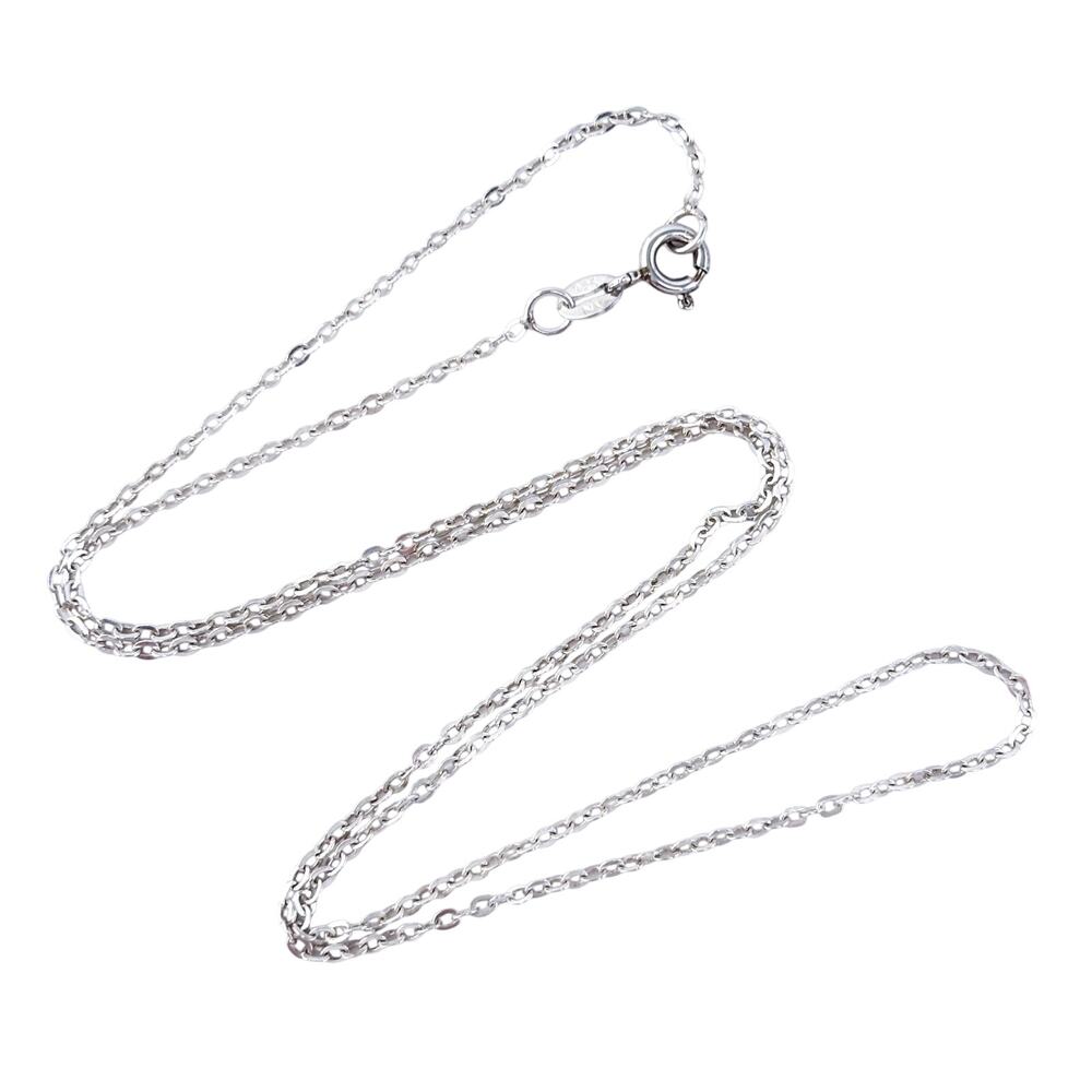 Vintage Sterling Silver 925 Cable Chain Necklace 18.5"